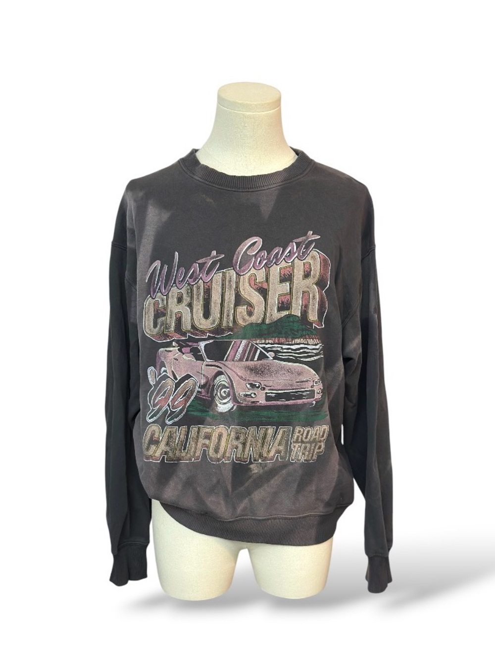 Hollister Co. West Coast Cruiser‎ California Graphic Crewneck Sweatshirt size XS